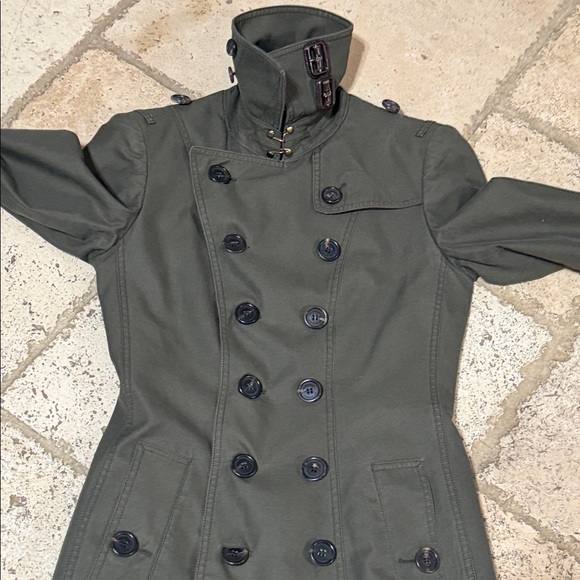 Burberry Established 1856 Khaki Double Breasted Trench Jacket 🧥 - Picture 15 of 16